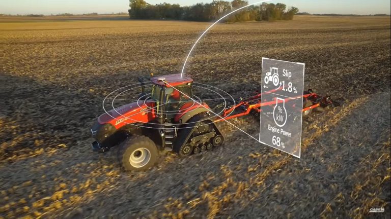 Trator Case IH com AFS Connect