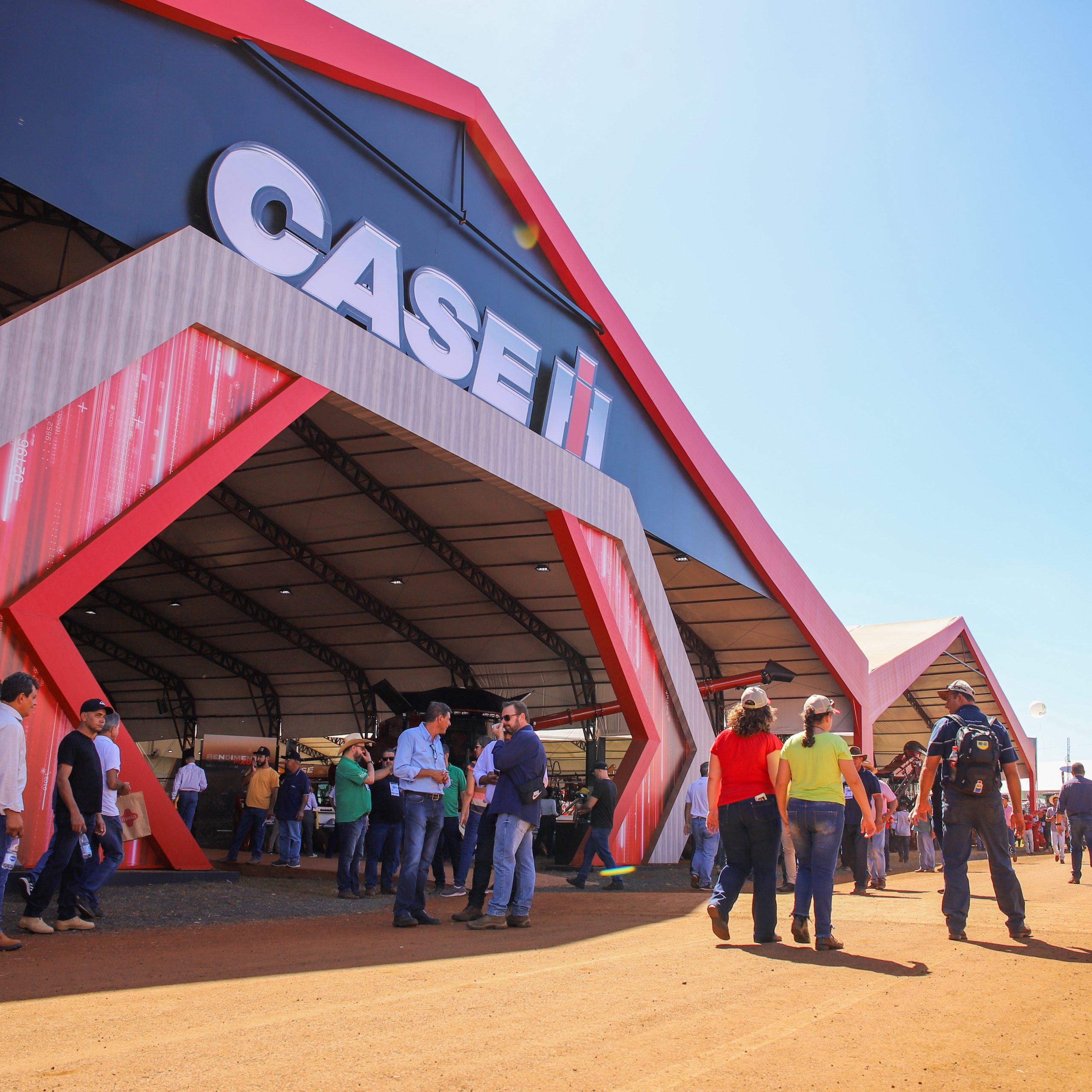 Tracan no estande da Case IH 