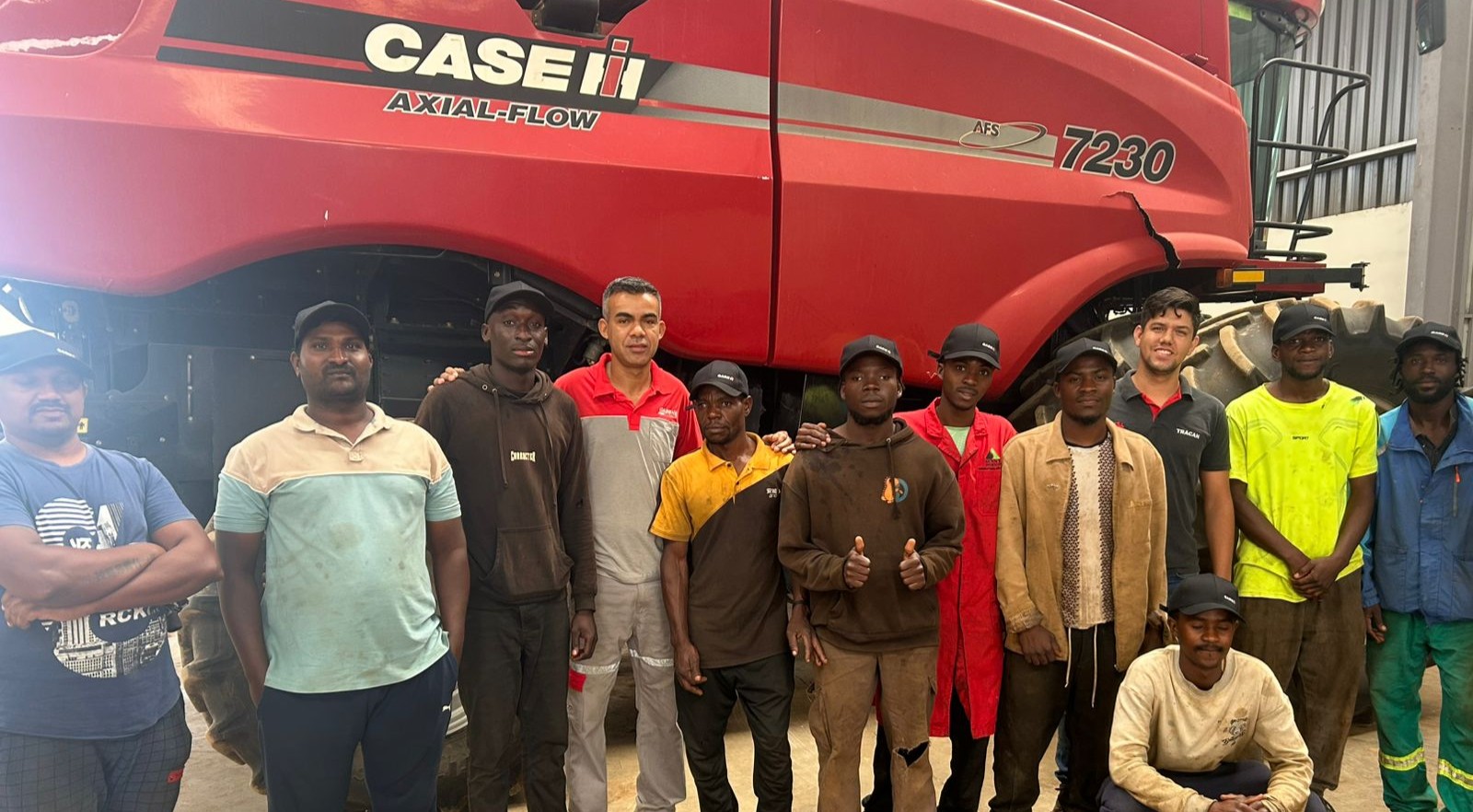 Tracan em Angola equipe realiza diagnóstico técnico e treinamento em fazenda