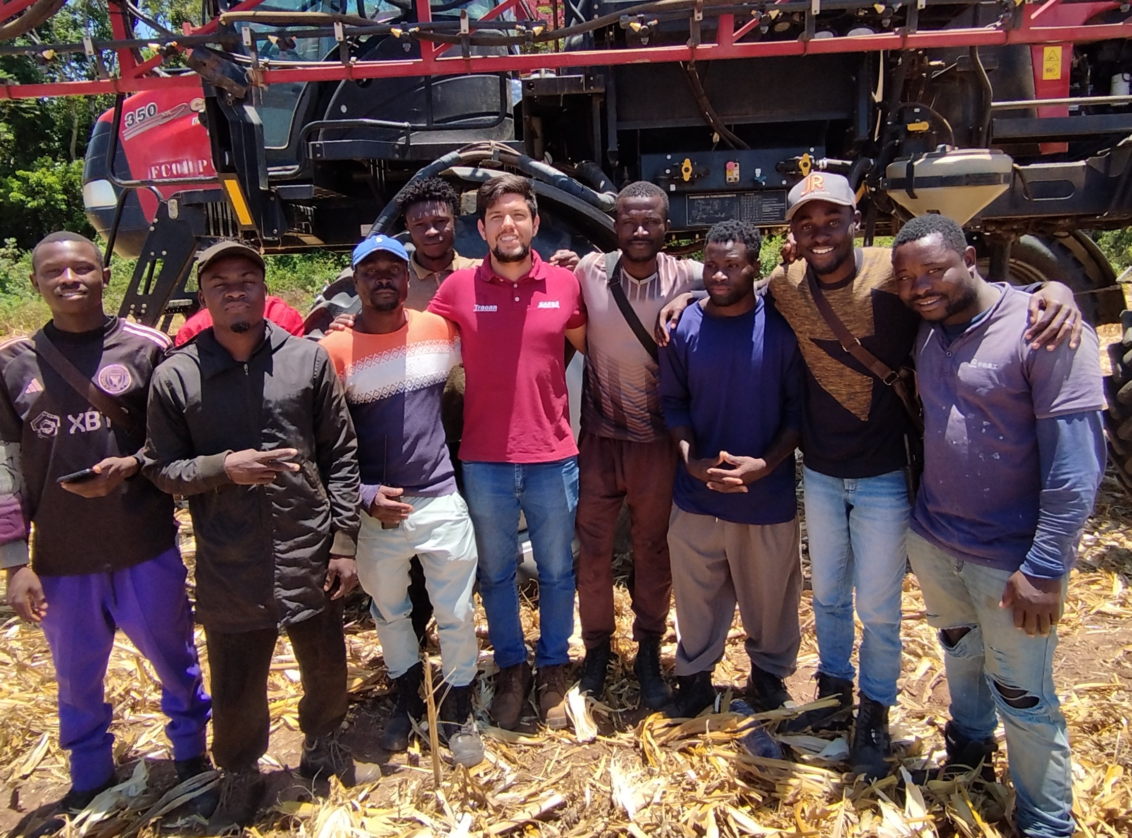 Tracan em Angola equipe realiza diagnóstico técnico e treinamento em fazenda