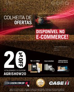 Tracan Case IH lança campanha “Colheita de Ofertas” com 20% de desconto no e-commerce
